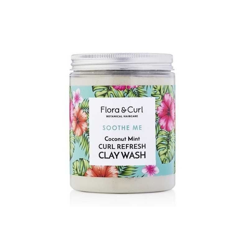 Argile Clarifiante Coconut Mint Curl Refresh Clay Wash Flora & Curl