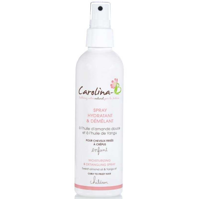Carolina B Spray hydratant Démêlant Enfant Bébé pour Cheveux Naturels